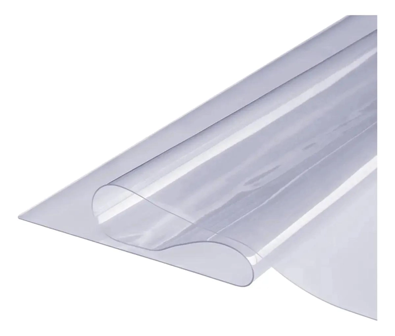 MANTEL DE PVC TRANSPARENTE RECTANGULAR PARA MESA 90 CM X 1.83 M - 4
