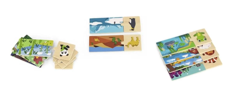 PUZZLE EDUCATIVO DE ANIMALES Y HABITATS PARA NIÑOS - 1