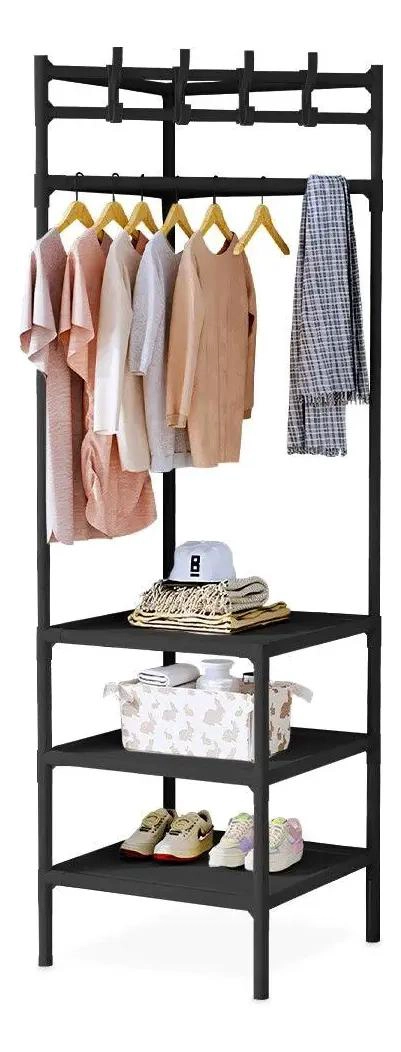 PERCHERO ESQUINERO ORGANIZADOR COLGADOR MULTIFUNCIONAL PARA ROPA - 2
