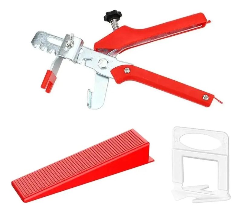 KIT DE NIVELACION PARA CERAMICOS CON CLIPS Y CUÑAS REUTILIZABLES - 6