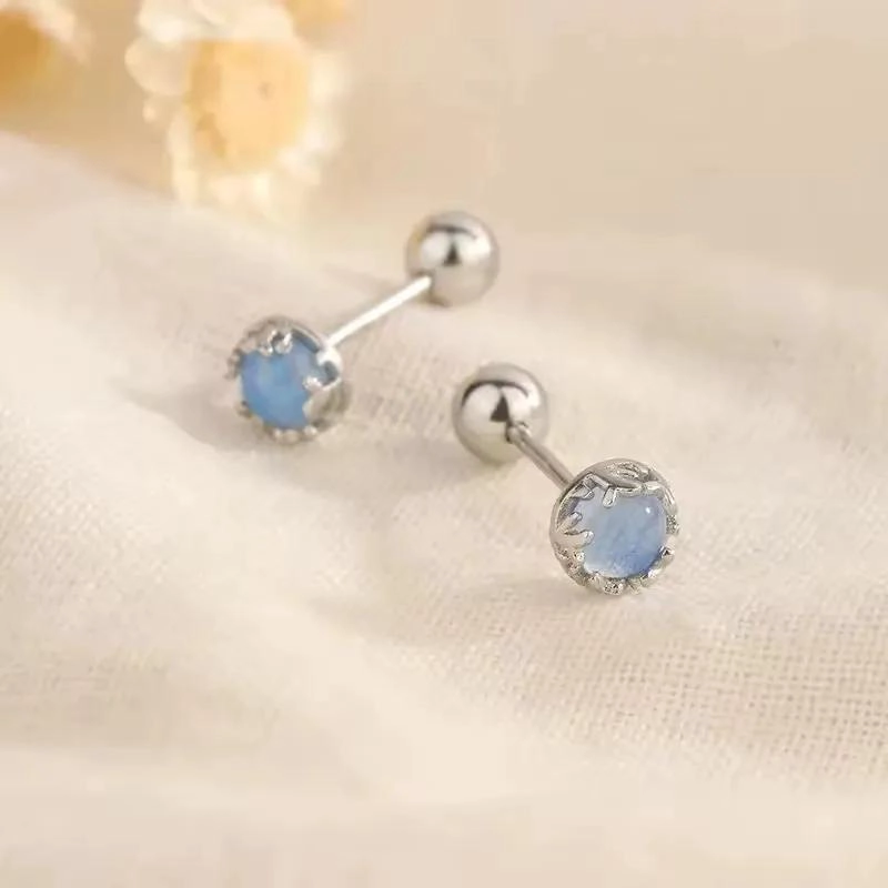 AROS DE PLATA 925 PENDIENTES MUJER DISEÑO ELEGANTE - 1
