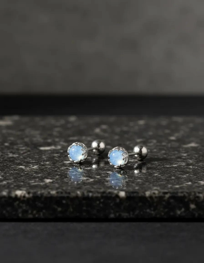 AROS DE PLATA 925 PENDIENTES MUJER DISEÑO ELEGANTE - 2