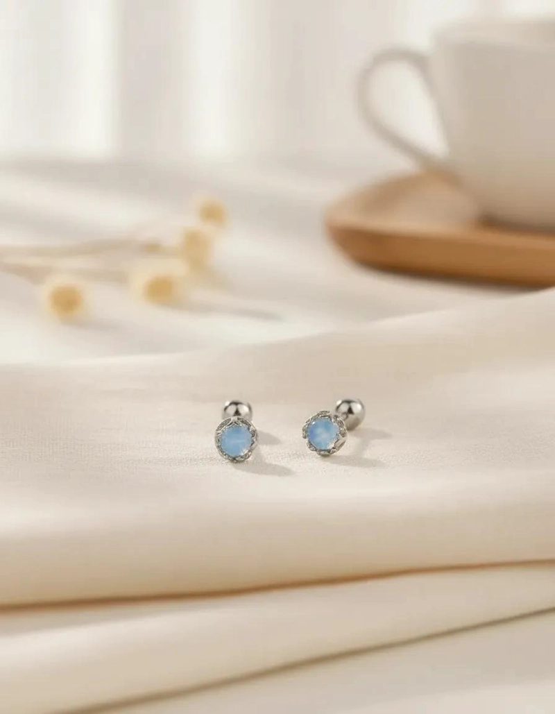 AROS DE PLATA 925 PENDIENTES MUJER DISEÑO ELEGANTE - 3