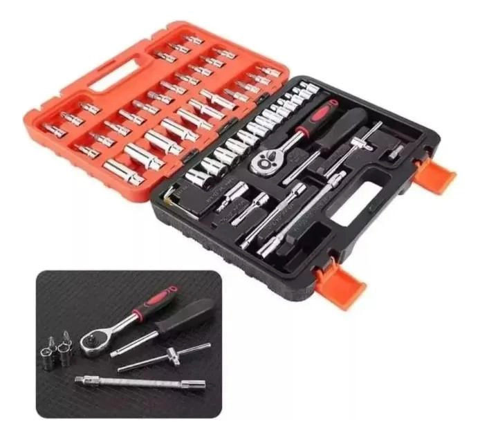 KIT DE DADOS Y PUNTAS CON CHICHARRA 40 PIEZAS - 2