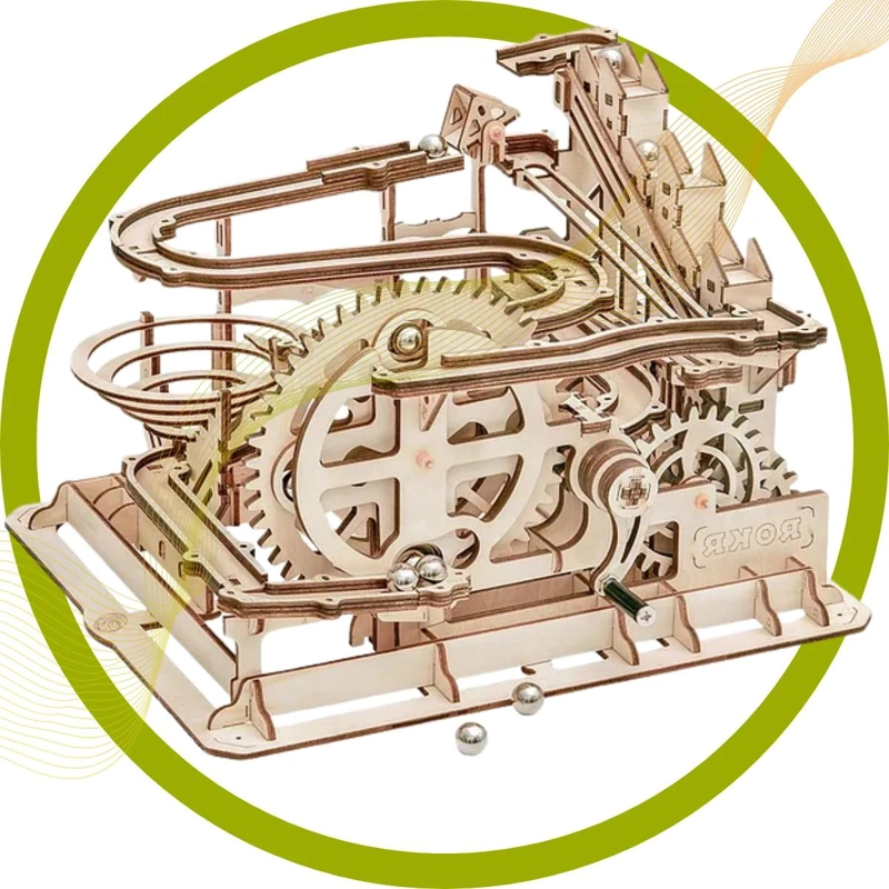 ROMPECABEZAS 3D MONTAÑA RUSA ROBOTIME PARA DIVERSION CREATIVA - 7