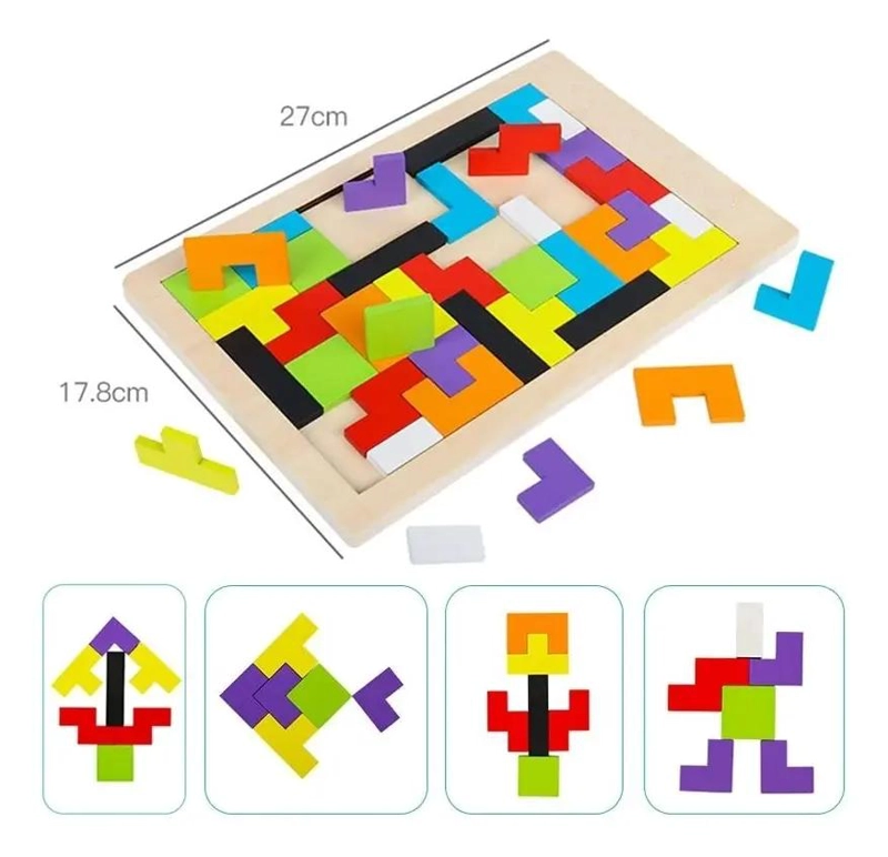 JUGUETES DIDACTICOS DE MADERA PARA BEBE S CON 9 JUEGOS INTERACTIVOS - 8