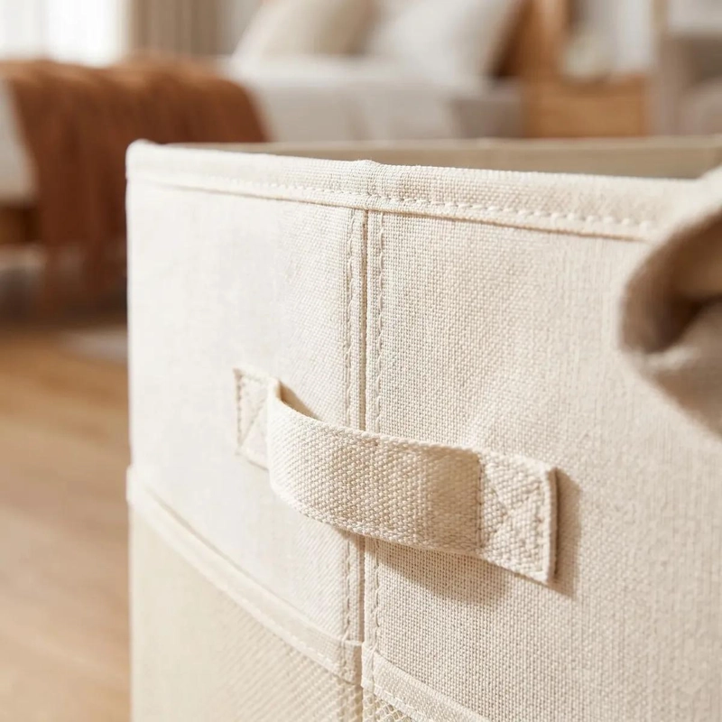 ORGANIZADOR MULTIUSO PARA ZAPATOS CON DIVISORES BEIGE - 6