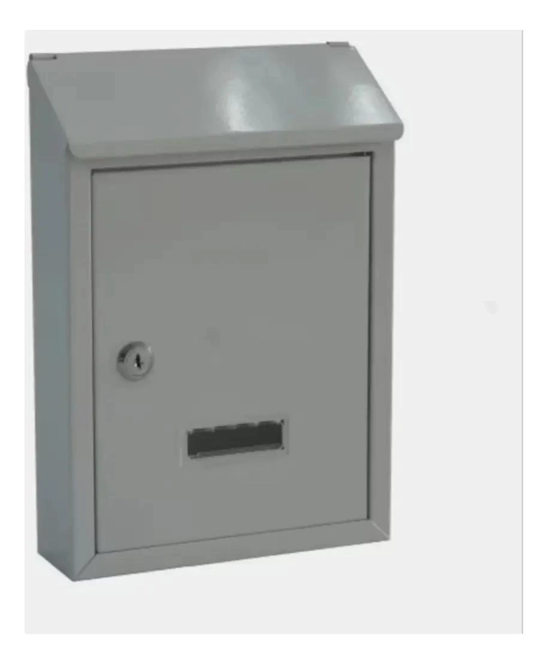 BUZON DE METAL GRANDE CON LLAVE PARA CORRESPONDENCIA - 1
