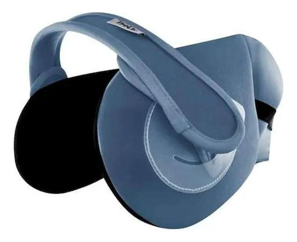 ALMOHADA DE VIAJE CON SOPORTE 360° Y AURICULARES INTEGRADOS - 2