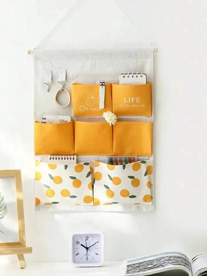 ORGANIZADOR COLGANTE DE PARED CON MULTIPLES BOLSILLOS - 5