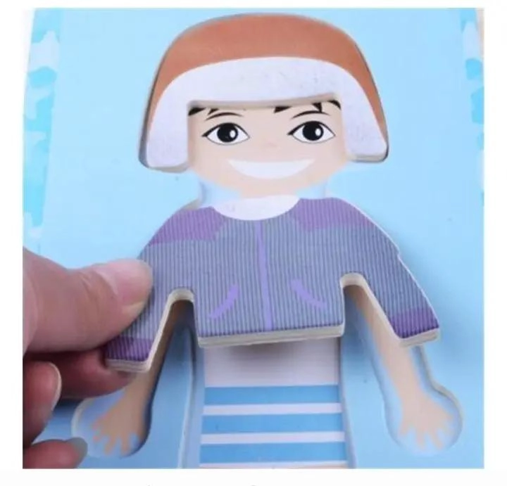 PACK DE 2 PUZZLES DE MADERA PARA NIÑOS EDUCATIVOS - 3