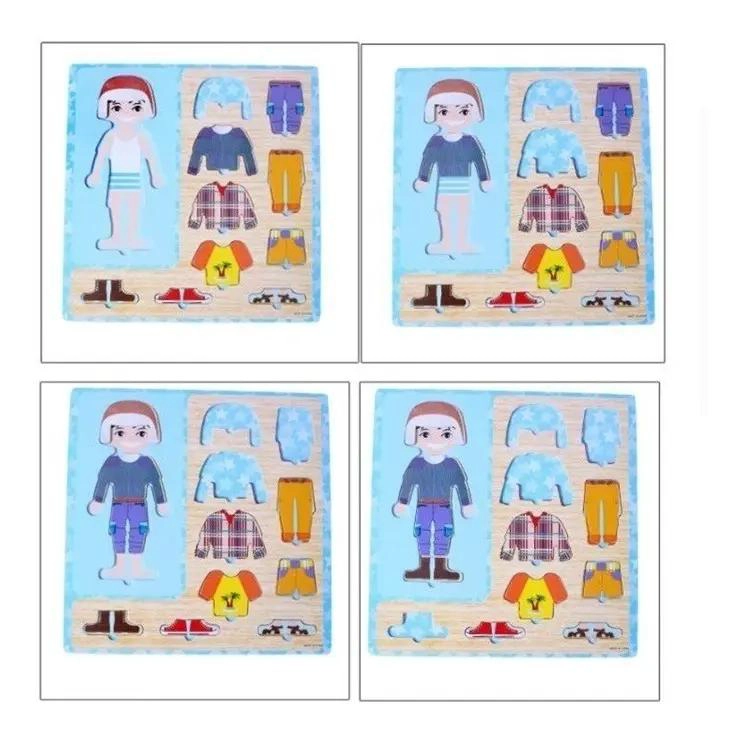 PACK DE 2 PUZZLES DE MADERA PARA NIÑOS EDUCATIVOS - 5
