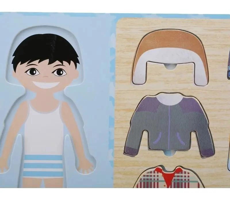 PACK DE 2 PUZZLES DE MADERA PARA NIÑOS EDUCATIVOS - 8