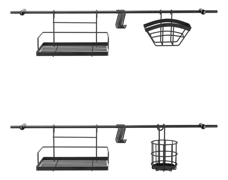 SET DE ACCESORIOS COLGANTES PARA COCINA ORGANIZADORES FUNCIONALES - 1