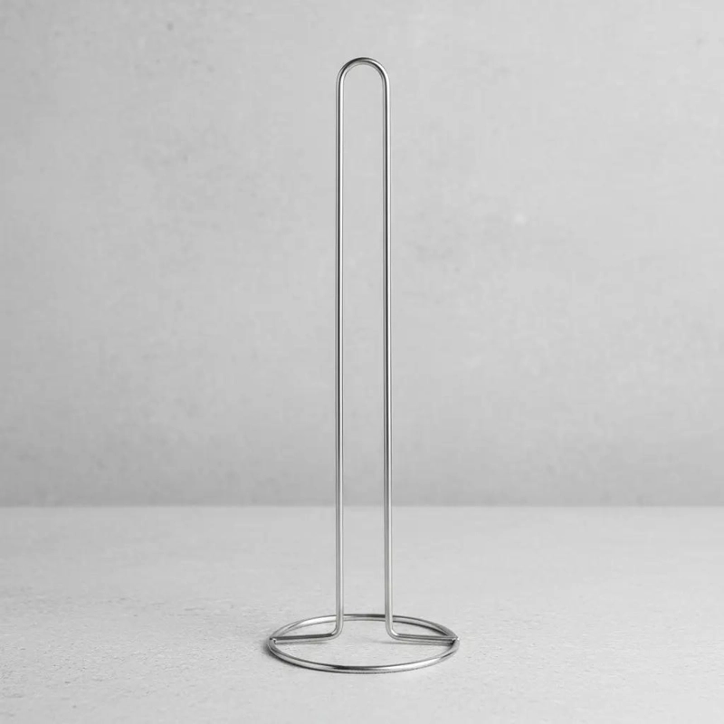 PORTA TOALLIN ROLLO DE MADERA Y BAMBU PARA COCINA - 6