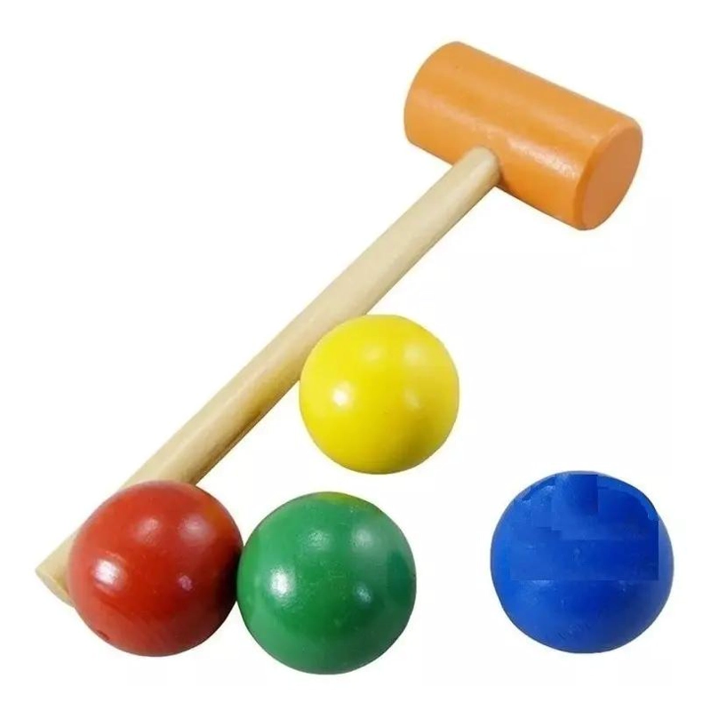 MARTILLO DIDACTICO DE MADERA PARA DESARROLLO INFANTIL - 4