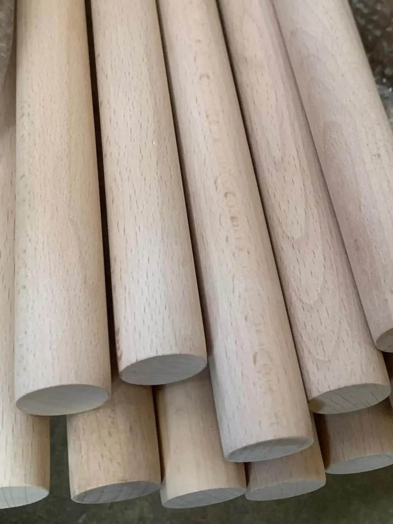 BARRA DE MADERA LISA Y PULIDA DE 25MM X 1 METRO - 3