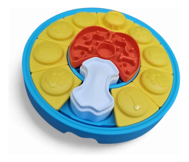 PUZZLE INTERACTIVO AZUL PARA PERROS ESTIMULA LA AGILIDAD MENTAL - 1