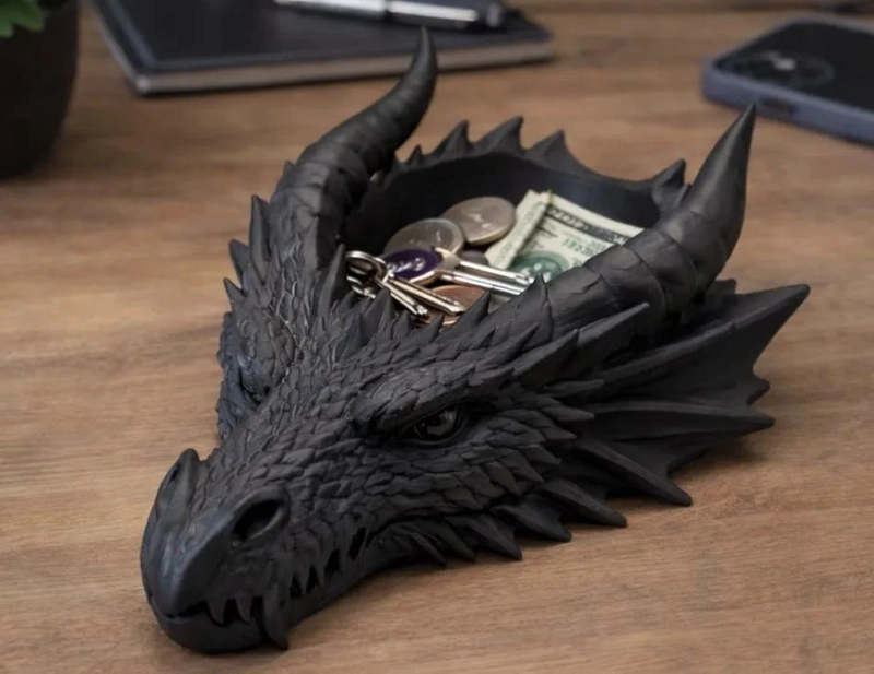 BANDEJA ORGANIZADORA DECORATIVA DRAGON PARA HOGAR Y OFICINA - 1
