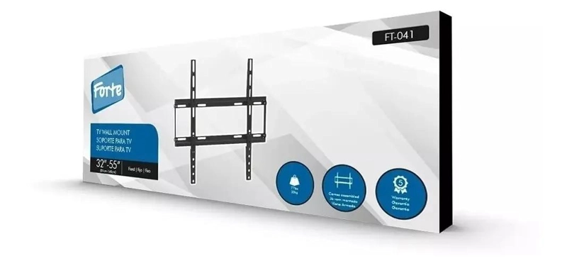 SOPORTE FIJO ULTRA SLIM PARA TELEVISORES DE 32 A 55 PULGADAS - 5