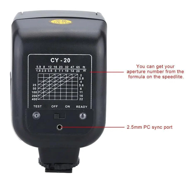 FLASH COMPLEMENTARIO PARA CAMARAS RE FLEX CON LUZ DIRIGIBLE - 7