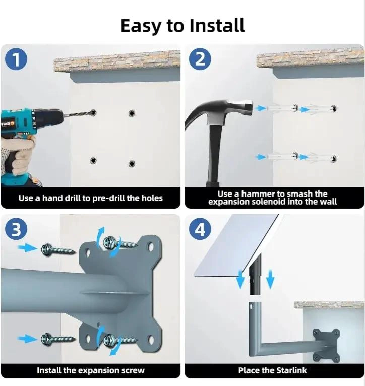 SOPORTE DE PARED RESISTENTE PARA INSTALACIONES DE INTERNET - 3
