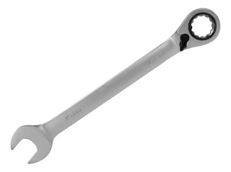LLAVE DE PUNTA Y CORONA CON CHICHARRA REVERSIBLE 12MM - 2