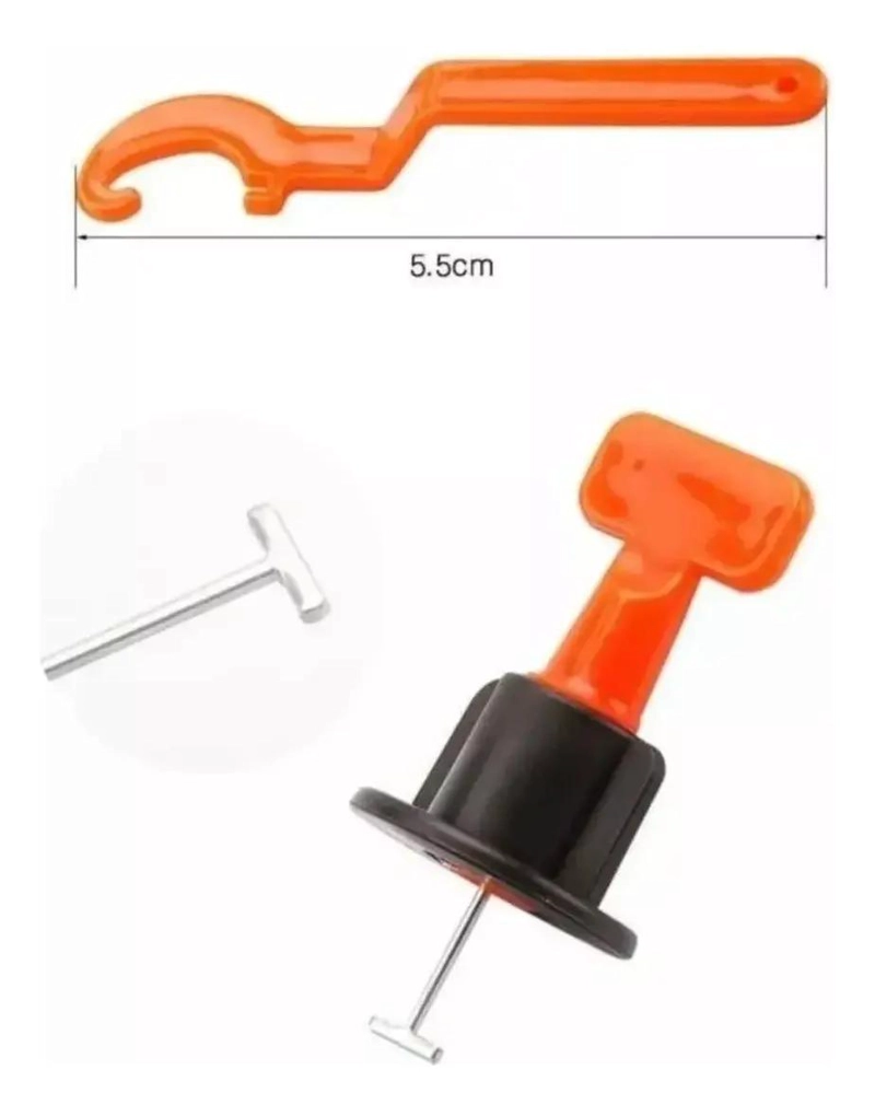 KIT DE 100 NIVELADORES REUTILIZABLES PARA CERAMICAS Y BALDOSAS - 3