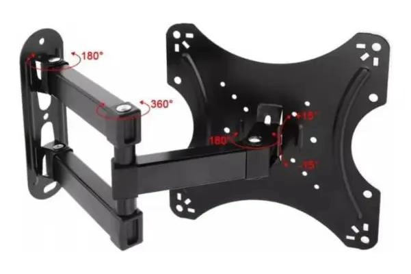 SOPORTE ARTICULADO PARA TV DE 14 A 55 PULGADAS EN COLOR NEGRO - 6