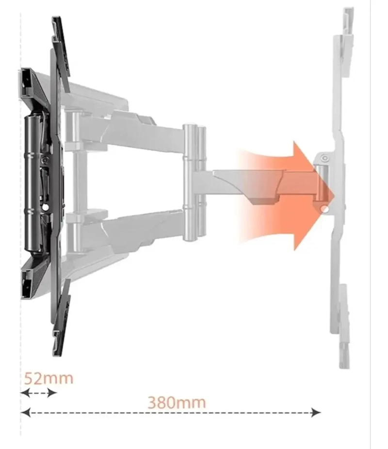 SOPORTE DE TV AJUSTABLE PARA PANTALLAS DE 45 A 75 PULGADAS - 3