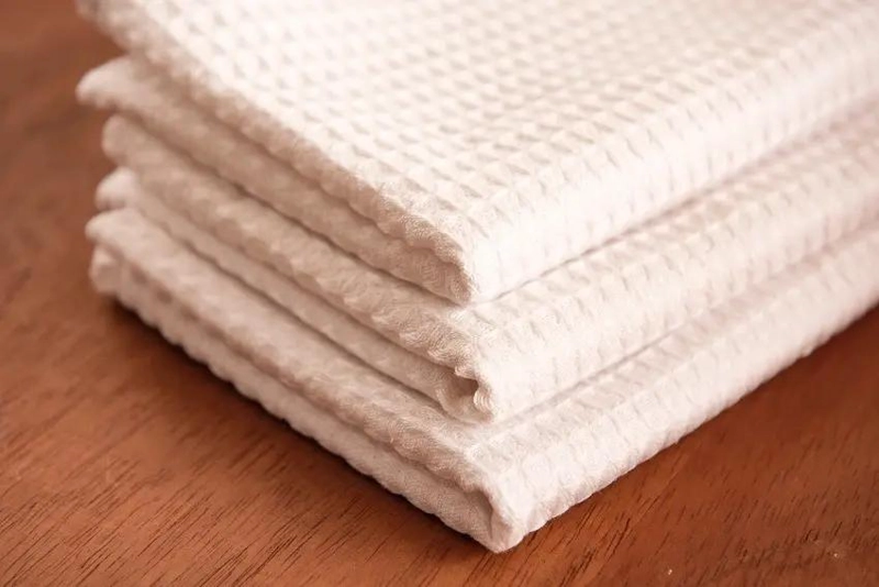 PACK DE 3 PAÑOS DE COCINA BLANCOS 40X60 CM 100% ALGODON - 1