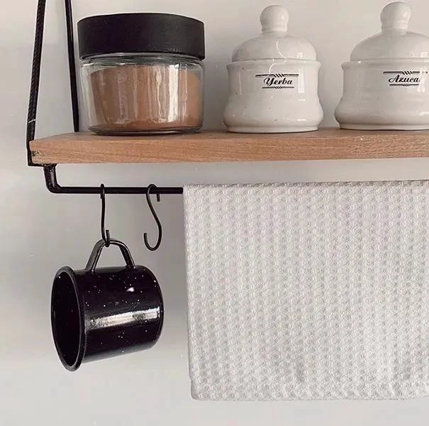 PACK DE 3 PAÑOS DE COCINA BLANCOS 40X60 CM 100% ALGODON - 3