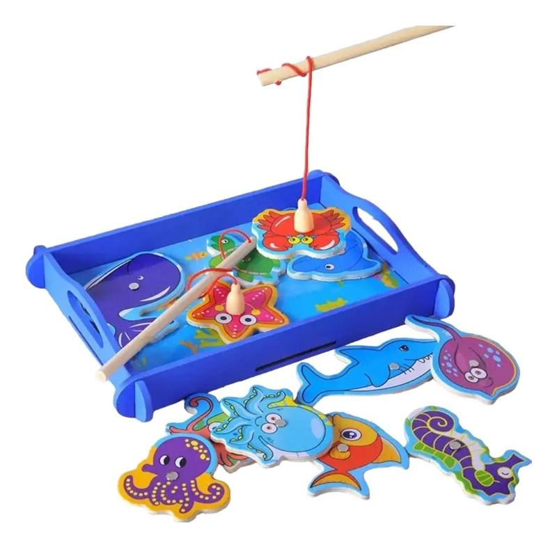KIT DIDACTICO DE JUGUETES DE MADERA PARA NIÑOS - 3