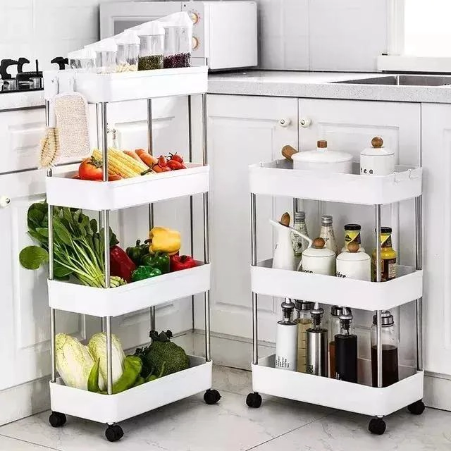 CARRITO ORGANIZADOR MULTIFUNCIONAL DE 4 NIVELES CON RUEDAS - 4