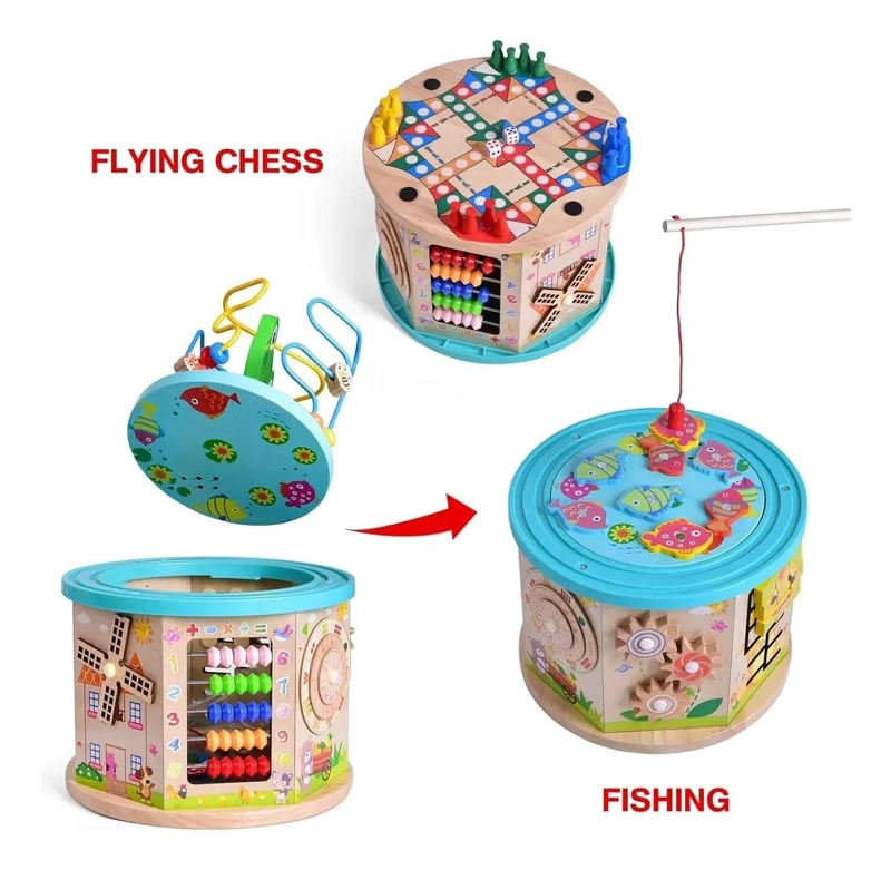 CUBO DE MADERA ACTIVIDADES DIDACTICAS PARA NIÑOS - 2