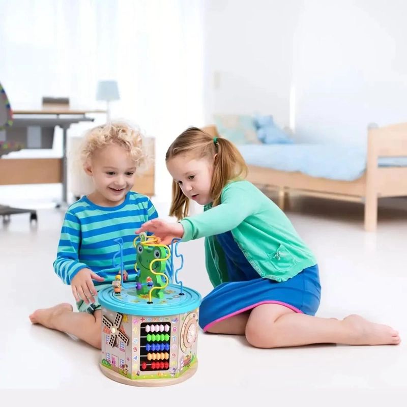 CUBO DE MADERA ACTIVIDADES DIDACTICAS PARA NIÑOS - 7
