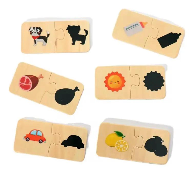 JUEGO MONTESSORI DE FIGURAS EN SOMBRAS PARA NIÑOS - 2