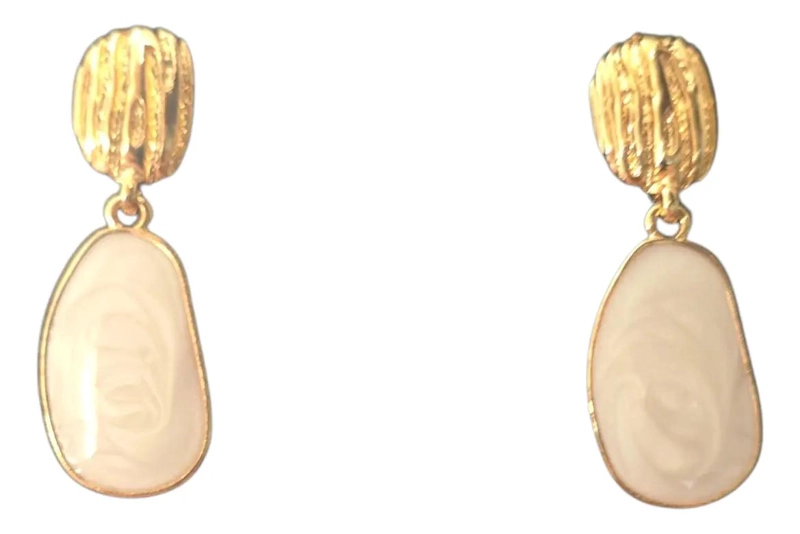 AROS PENDIENTES ESTILO VINTAGE CON BOLSA DE JOYAS - 1