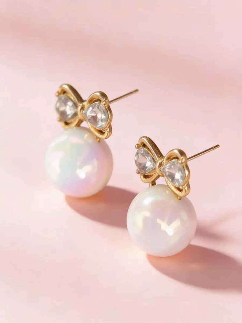 AROS PENDIENTES TORNASOL CON CAJA DE REGALO ELEGANTE - 5