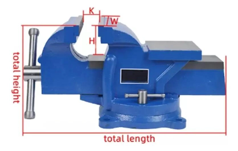 TORNILLO DE BANCO MECANICO 3 PULGADAS - 6