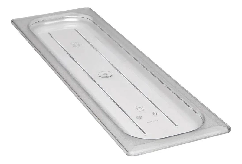 TAPA PLANA PARA RECIPIENTES GASTRONOMICOS DE POLICARBONATO GN 2/4 - 3