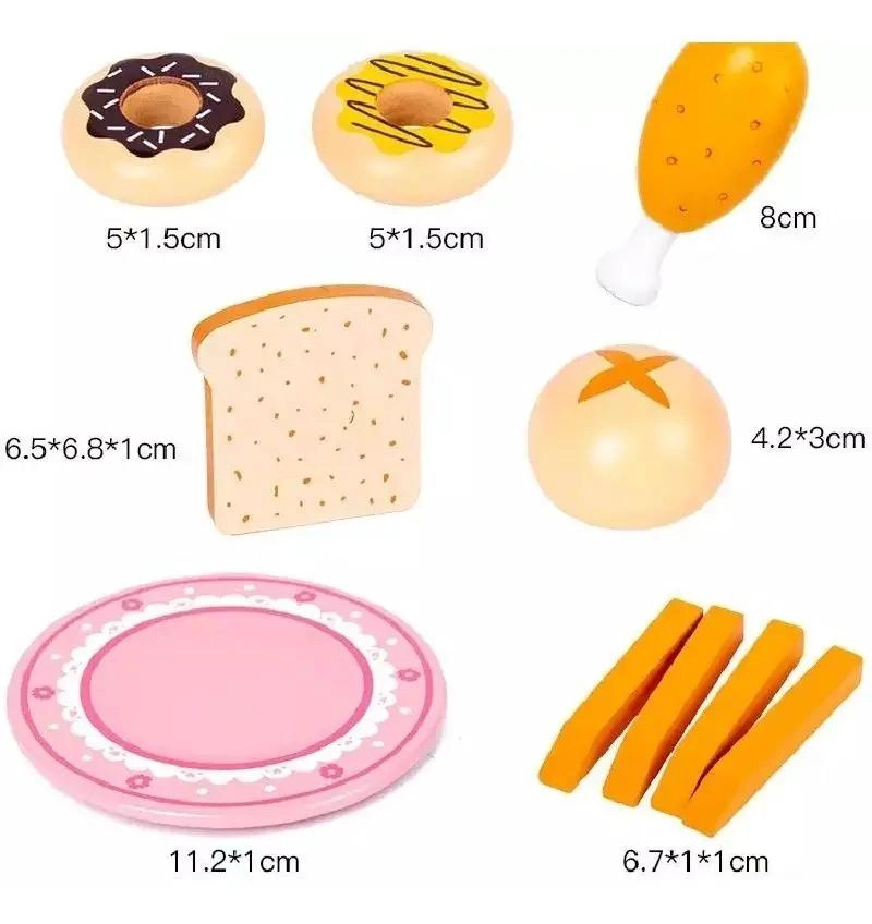 JUEGO DIDACTICO DE MADERA HORNO MICROONDAS PARA NIÑOS - 2