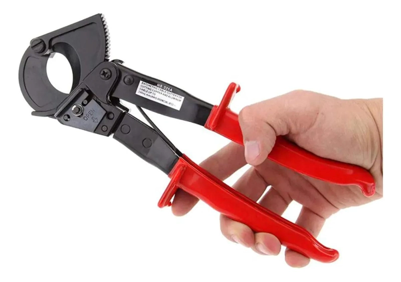 CORTA CABLE TRINQUETE 240MM2 ROJO - 5