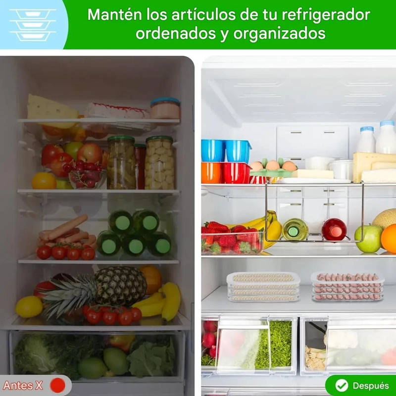CONTENEDOR APILABLE DE ALIMENTOS CON TAPA DE PRESION - 5