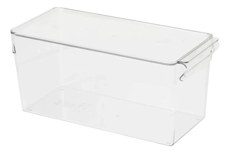 CAJA ORGANIZADORA TRANSPARENTE PARA REFRIGERADOR 32CM - 1