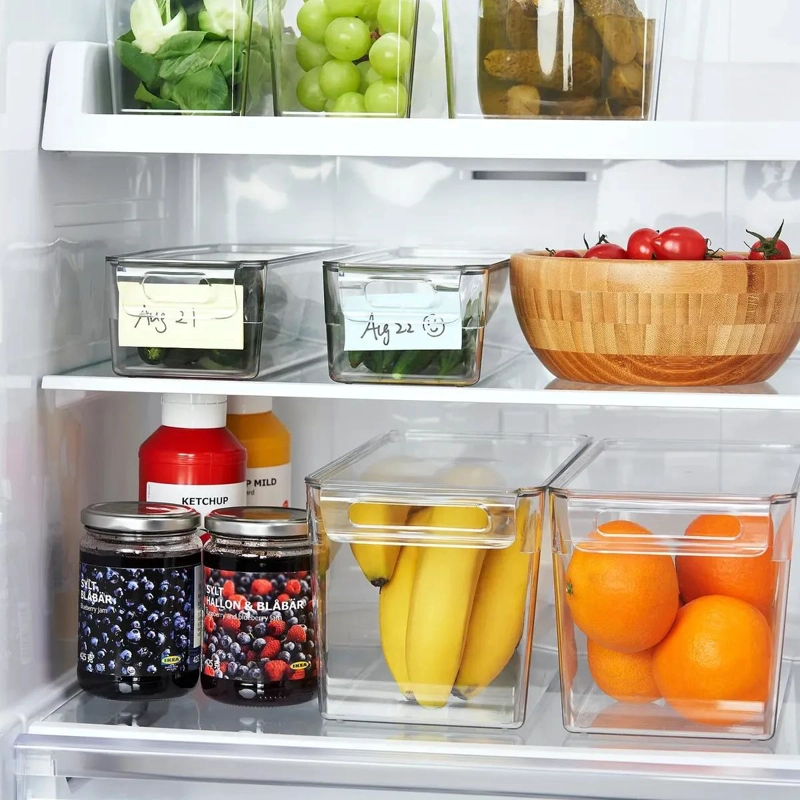 CAJA ORGANIZADORA TRANSPARENTE PARA REFRIGERADOR 32CM - 3
