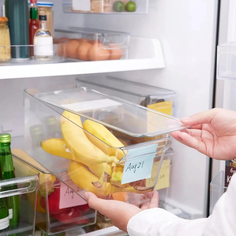 CAJA ORGANIZADORA TRANSPARENTE PARA REFRIGERADOR 32CM - 6