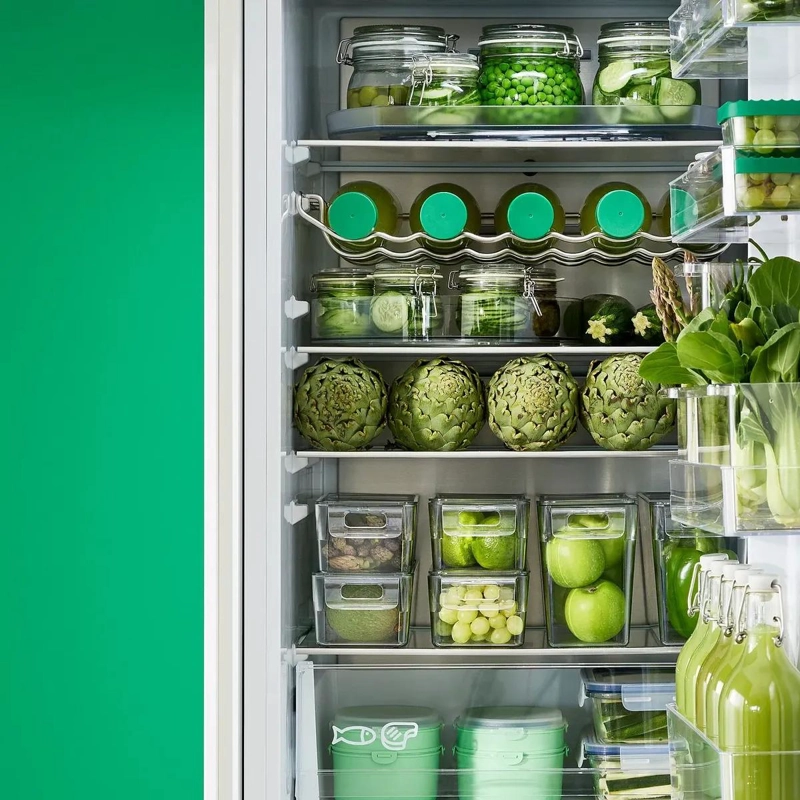 CAJA ORGANIZADORA TRANSPARENTE PARA REFRIGERADOR 32CM - 8