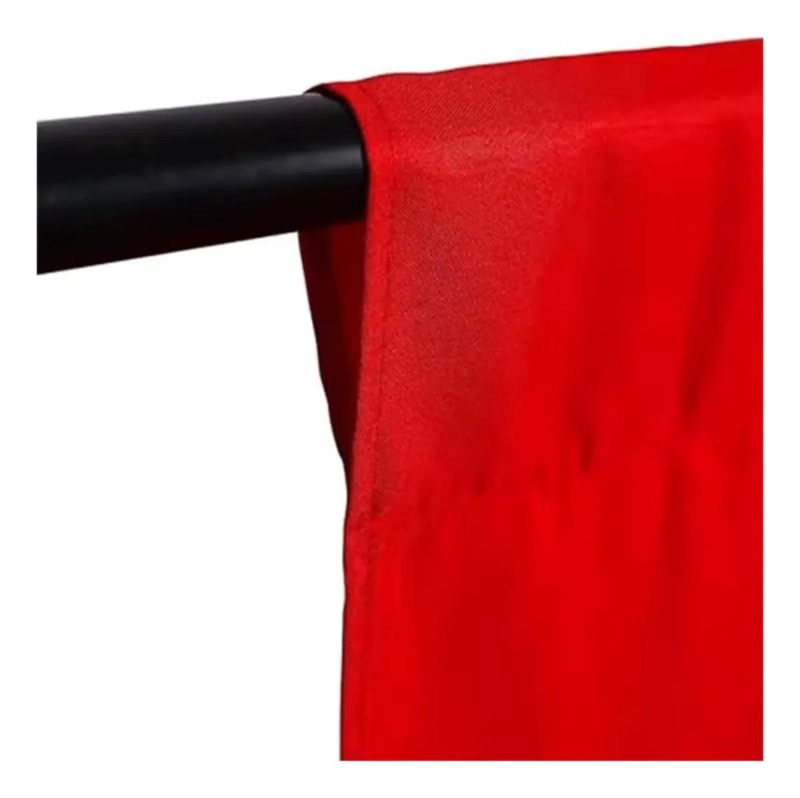 TELON FOTOGRAFICO COLOR ROJO 1.80X3.0M PARA RETRATOS - 3