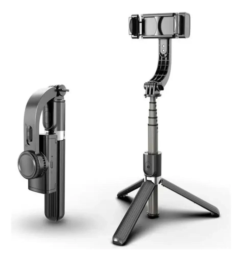 GIMBAL ESTABILIZADOR MULTIFUNCIONAL CON PALO SELFIE Y TRIPODE - 4